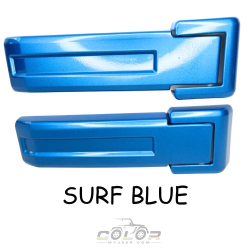 Tailgate Door Hinge Accent Covers Exterior Jeep Trim JK, JKU Wrangler 2007-2018