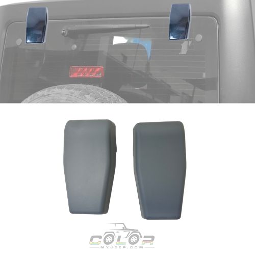 Rear Window Hinge Liftgate Cover Set JK, JKU, Sahara, Rubicon, Wrangle ...