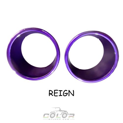 Headlight Surround Trim Accent Cover Surrounds Exterior Jeep Trim JK, JKU Wrangler 2007-2018