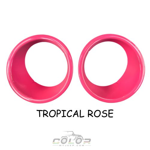 Headlight Surround Trim Accent Cover Surrounds Exterior Jeep Trim JK, JKU Wrangler 2007-2018