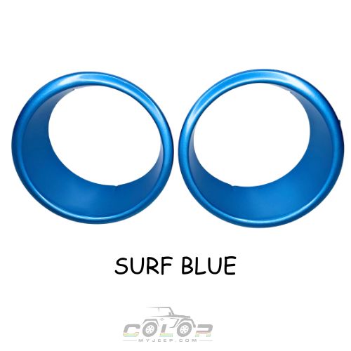 Headlight Surround Trim Accent Cover Surrounds Exterior Jeep Trim JK, JKU Wrangler 2007-2018