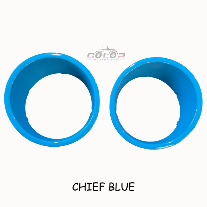 Headlight Surround Trim Accent Cover Surrounds Exterior Jeep Trim JK, JKU Wrangler 2007-2018