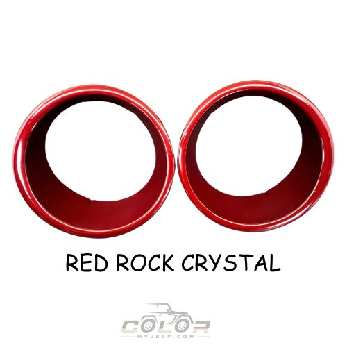 Headlight Surround Trim Accent Cover Surrounds Exterior Jeep Trim JK, JKU Wrangler 2007-2018