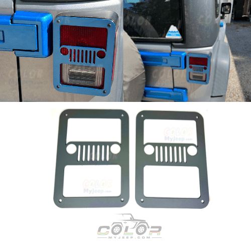 Tail Light Trim Accent Covers Exterior Jeep Trim JK, JKU Wrangler 2007-2018