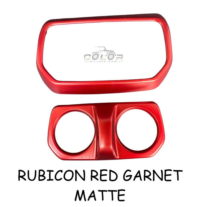 Rear Passenger Floor Console  Interior Bezel Accent Cover Trim JL, JLU, Sahara, Rubicon, Jeep Wrangler, JT, Gladiator