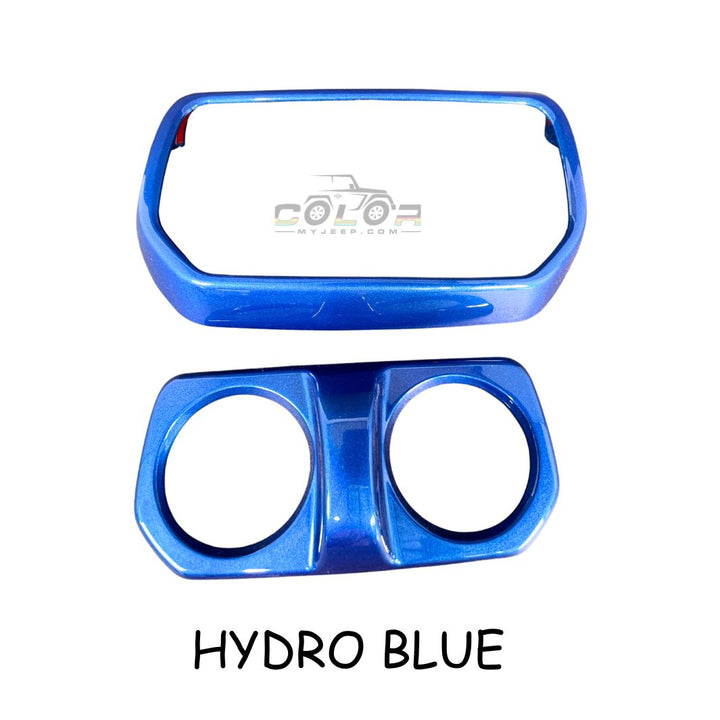 Rear Passenger Floor Console  Interior Bezel Accent Cover Trim JL, JLU, Sahara, Rubicon, Jeep Wrangler, JT, Gladiator