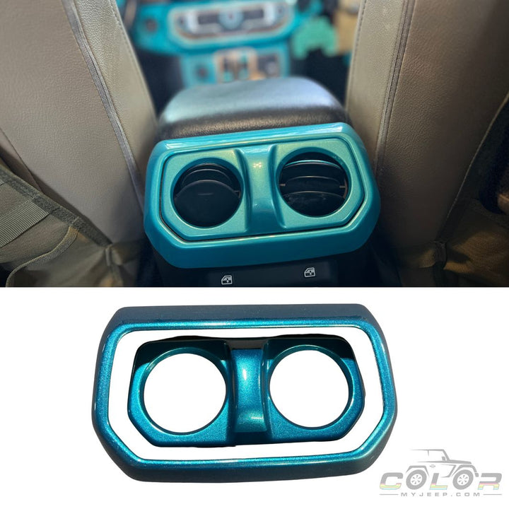 Rear Passenger Floor Console  Interior Bezel Accent Cover Trim JL, JLU, Sahara, Rubicon, Jeep Wrangler, JT, Gladiator