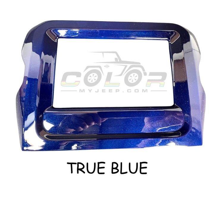 LCD Navigation Surround Dash Frame Accent Trim Cover JL, JLU, Sahara, Rubicon, Jeep Wrangler, JT Gladiator Interior 7"