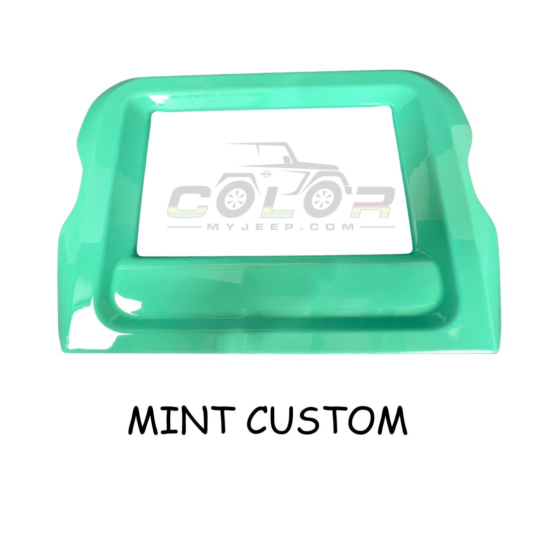 LCD Navigation Surround Dash Frame Accent Trim Cover JL, JLU, Sahara, Rubicon, Jeep Wrangler, JT Gladiator Interior 7"