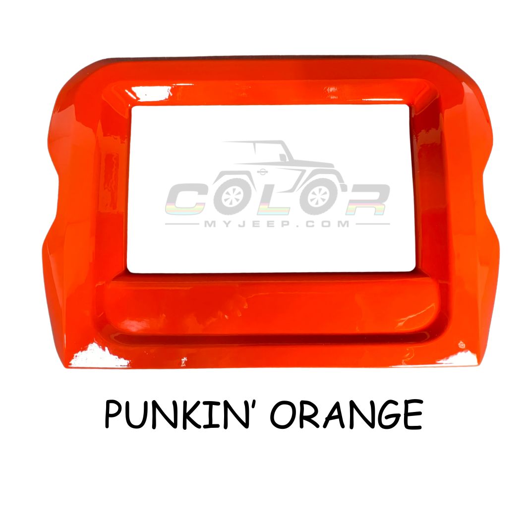 LCD Navigation Surround Dash Frame Accent Trim Cover JL, JLU, Sahara, Rubicon, Jeep Wrangler, JT Gladiator Interior 7"