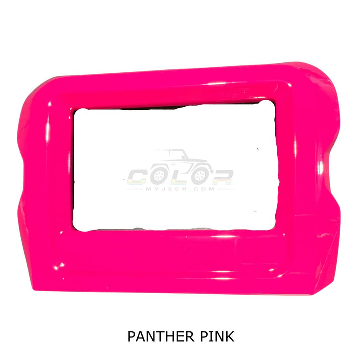 LCD Navigation Surround Dash Frame Accent Trim Cover JL, JLU, Sahara, Rubicon, Jeep Wrangler, JT Gladiator Interior 7"