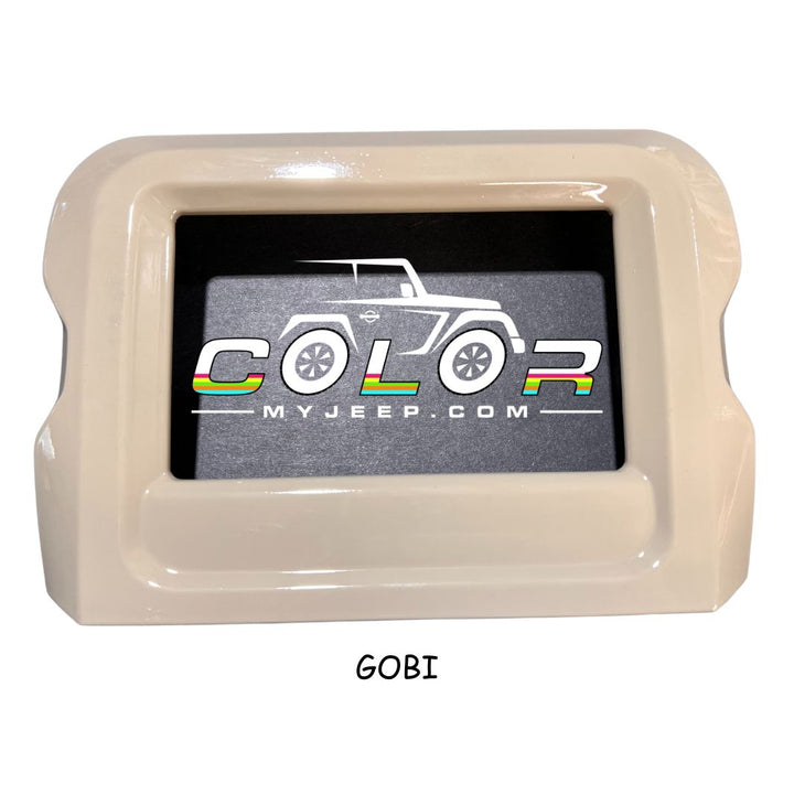 LCD Navigation Surround Dash Frame Accent Trim Cover JL, JLU, Sahara, Rubicon, Jeep Wrangler, JT Gladiator Interior 7"