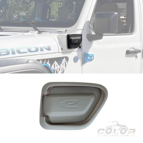 Charge Port Accent Cover Trim JL, JLU, 4XE Sahara, Rubicon, Jeep Wrangler, Exterior