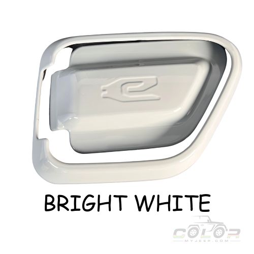 Charge Port Accent Cover Trim JL, JLU, 4XE Sahara, Rubicon, Jeep Wrangler, Exterior