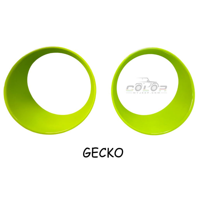 Headlight Bezel Surround Accent Cover Trim Set JL, JLU, Jeep Wrangler, JT, Gladiator. 2018-2023 See Full Description to Confirm Fit!