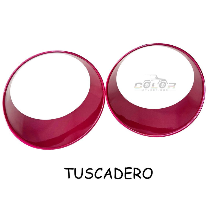Headlight Bezel Surround Accent Cover Trim Set JL, JLU, Jeep Wrangler, JT, Gladiator. 2018-2023 See Full Description to Confirm Fit!
