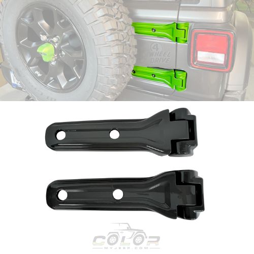 Tailgate Hinge  Accent Cover Exterior Trim JL, JLU, Sahara, Rubicon, Jeep Wrangler