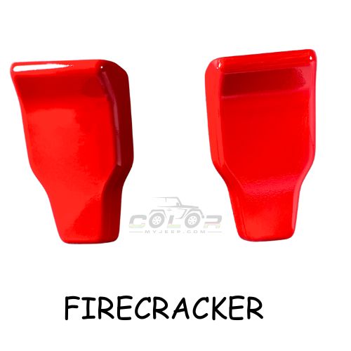 Rear Window Hinge Exterior Accent Trim Covers for Hard Top JL, JLU, Sahara, Rubicon, Jeep Wrangler