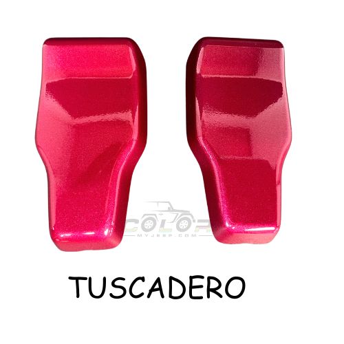 Rear Window Hinge Exterior Accent Trim Covers for Hard Top JL, JLU, Sahara, Rubicon, Jeep Wrangler