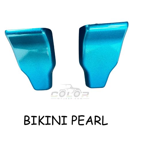 Rear Window Hinge Exterior Accent Trim Covers for Hard Top JL, JLU, Sahara, Rubicon, Jeep Wrangler