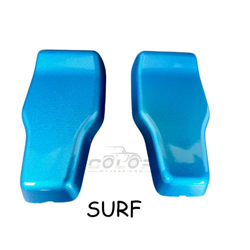 Rear Window Hinge Exterior Accent Trim Covers for Hard Top JL, JLU, Sahara, Rubicon, Jeep Wrangler