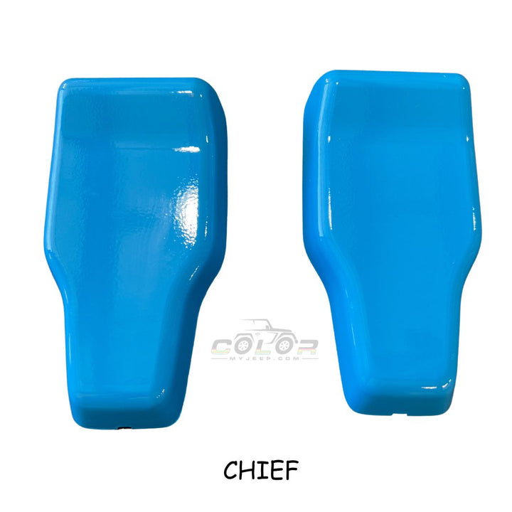 Rear Window Hinge Exterior Accent Trim Covers for Hard Top JL, JLU, Sahara, Rubicon, Jeep Wrangler