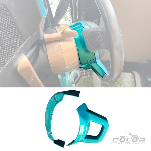 Steering Wheel Base Surround Interior Bezel Accent Cover Trim JL, JLU, Sahara, Rubicon, Jeep Wrangler, JT Gladiator