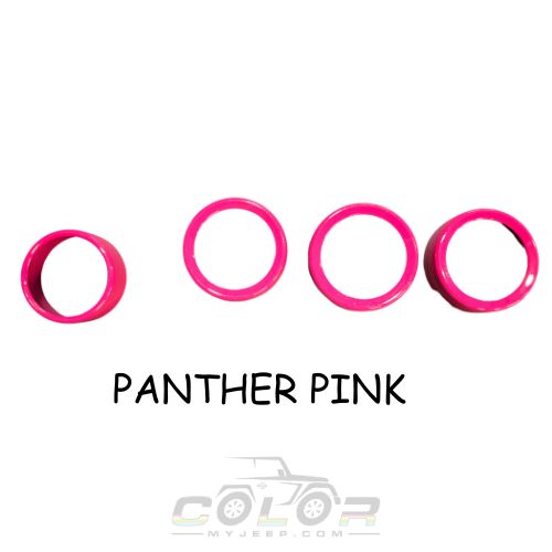 Knob Trim Air Conditioner Media Headlight Control Knob Kit 4PCS Set JL, JLU, Sahara, Rubicon, Jeep Wrangler, JT Gladiator