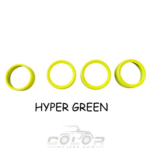 Knob Trim Air Conditioner Media Headlight Control Knob Kit 4PCS Set JL, JLU, Sahara, Rubicon, Jeep Wrangler, JT Gladiator