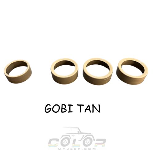 Knob Trim Air Conditioner Media Headlight Control Knob Kit 4PCS Set JL, JLU, Sahara, Rubicon, Jeep Wrangler, JT Gladiator