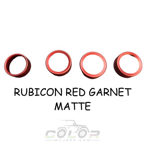 Knob Trim Air Conditioner Media Headlight Control Knob Kit 4PCS Set JL, JLU, Sahara, Rubicon, Jeep Wrangler, JT Gladiator