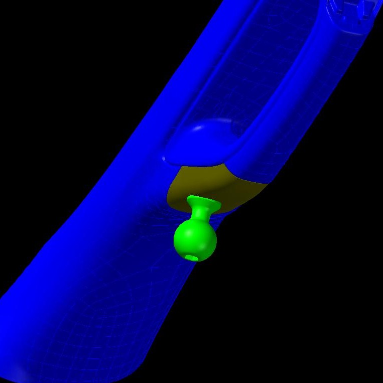 CMM Offroad RAM Truck Apillar Ball Mount