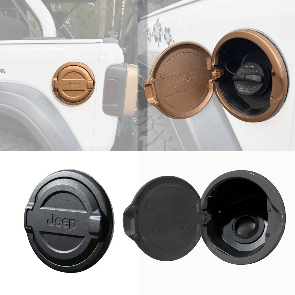 Fuel Tank Cover Gas Cap OEM Factory Part Exterior JL, JLU,  Jeep Wrangler 2018-2025