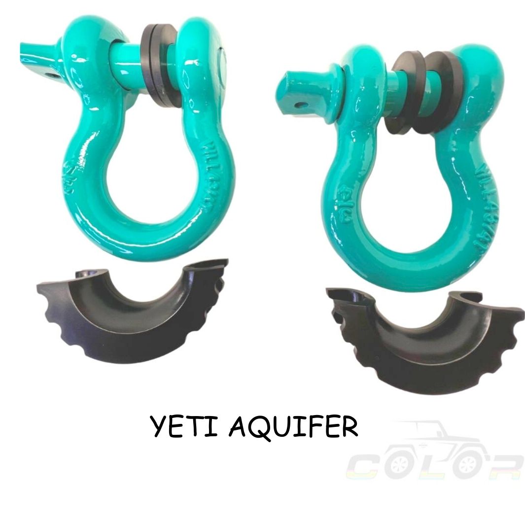 All Model D Ring Shackles 3/4 With Isolators Pair