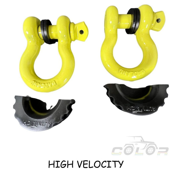 All Model D Ring Shackles 3/4 With Isolators Pair