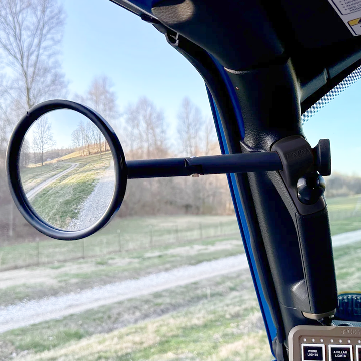 **2024** Gladiator / JT A-Pillar Side Jeep Mirrors with Base Mount Driver AND Passenger