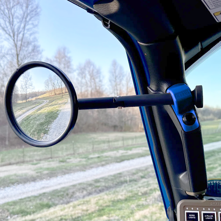 **2024** JL/JLU A-Pillar Side Jeep Mirrors with Base Mount Driver AND Passenger