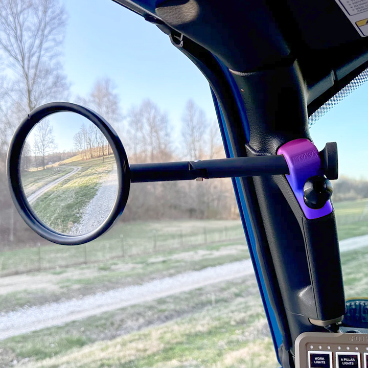 **2024** Gladiator / JT A-Pillar Side Jeep Mirrors with Base Mount Driver AND Passenger