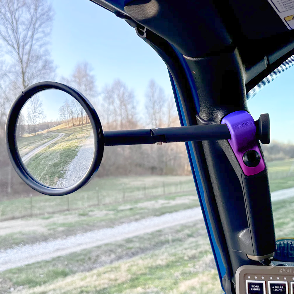 **2024** Gladiator / JT A-Pillar Side Jeep Mirrors with Base Mount Driver AND Passenger