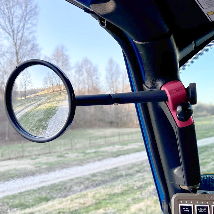 **2024** Gladiator / JT A-Pillar Side Jeep Mirrors with Base Mount Driver AND Passenger