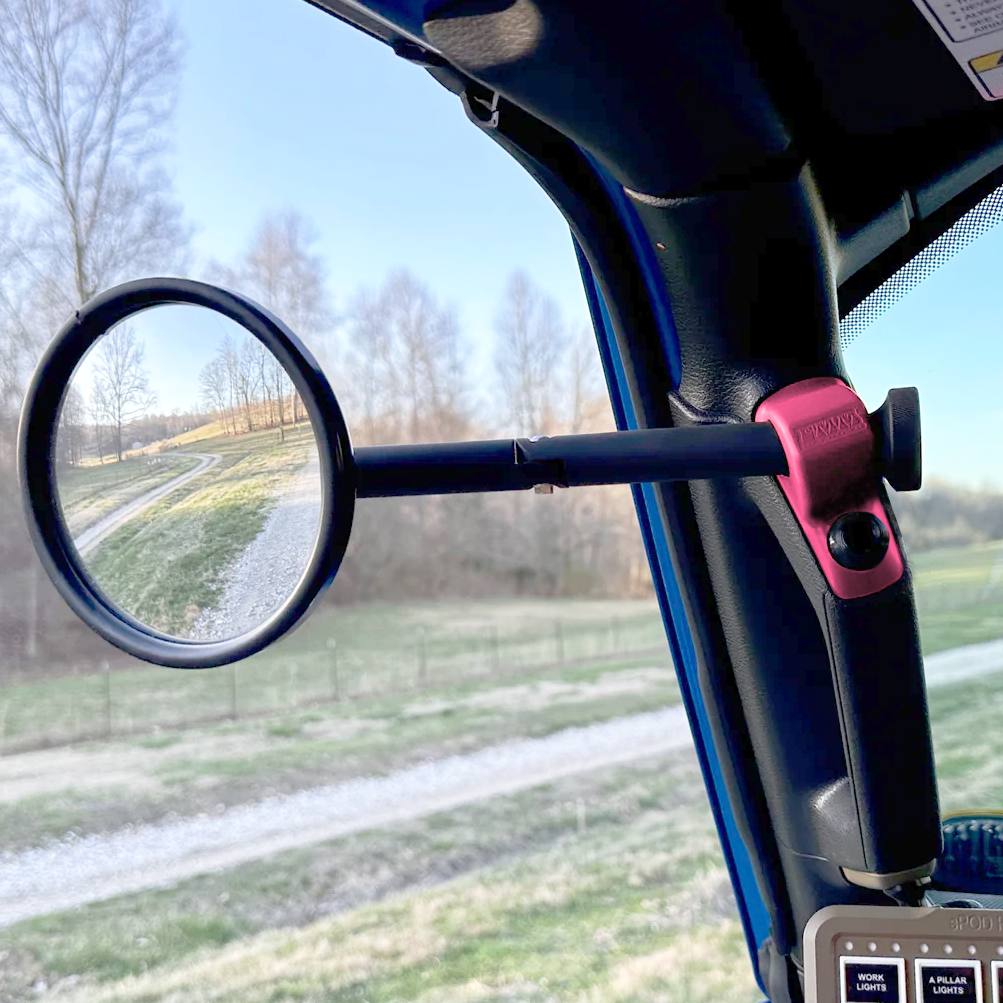 **2024** Gladiator / JT A-Pillar Side Jeep Mirrors with Base Mount Driver AND Passenger