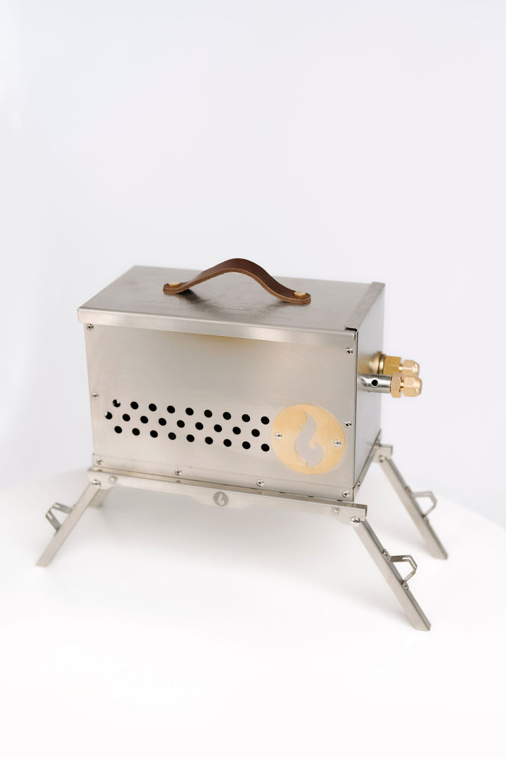 Hekla with Trident Buner: Cooking and Campfire in One Box!