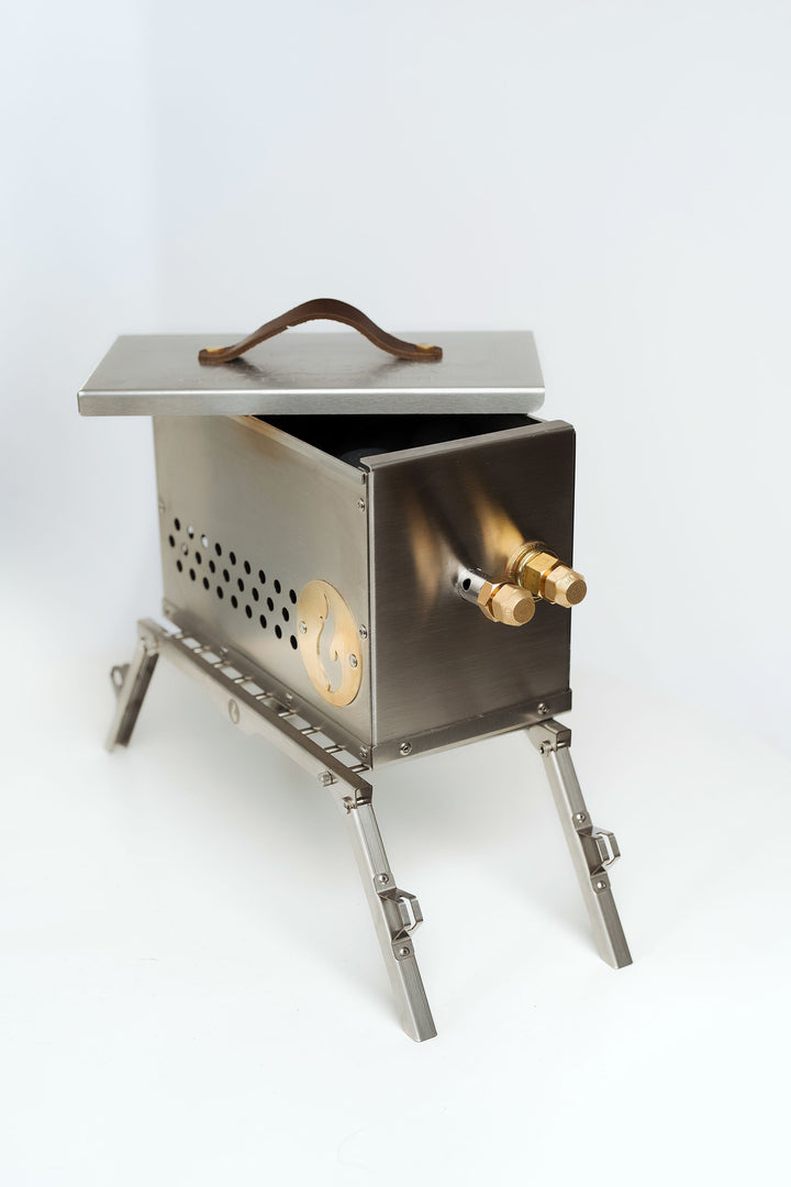 Hekla with Trident Buner: Cooking and Campfire in One Box!