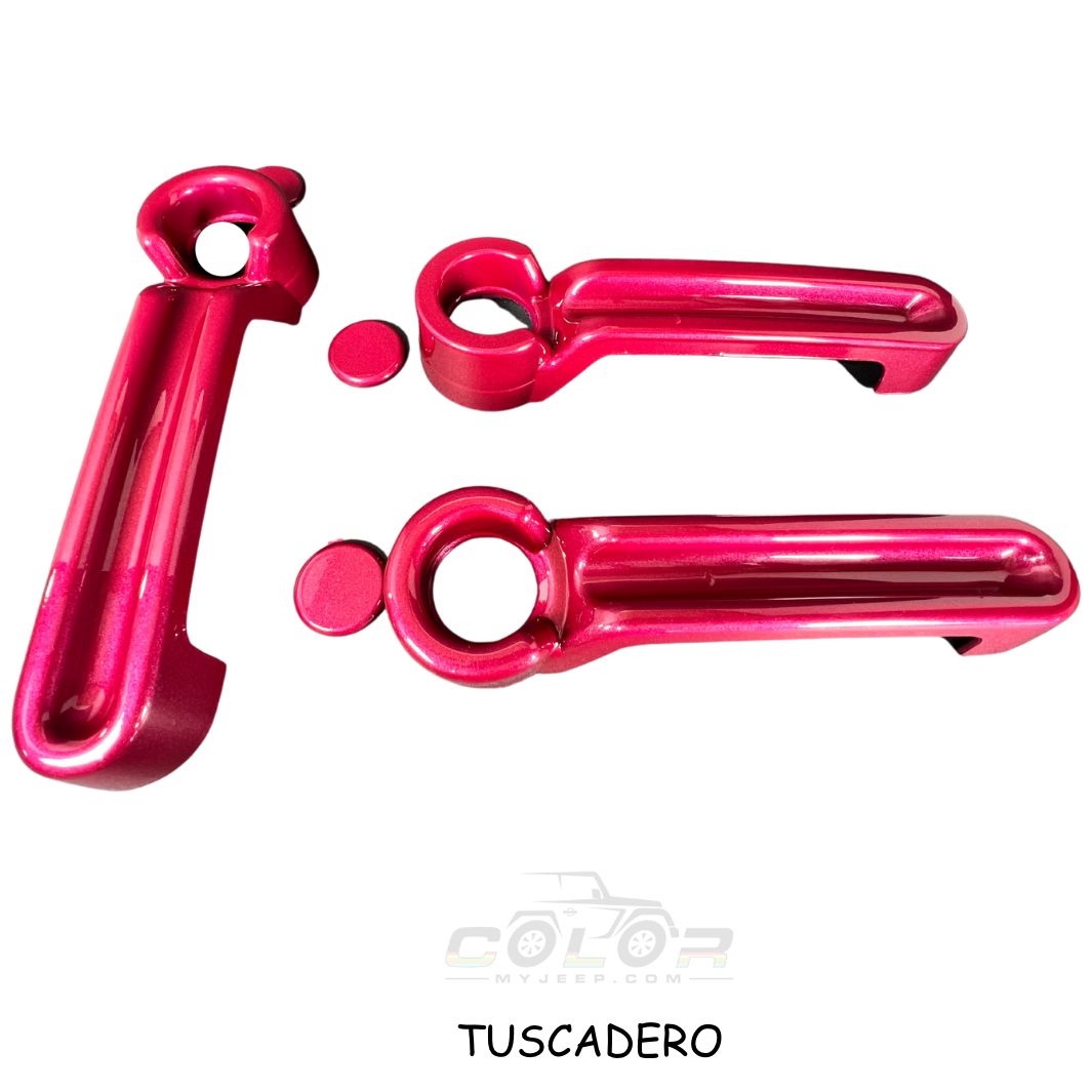 Door Handle Accent Covers Exterior Jeep Trim JK and Jeep Liberty 2 Door