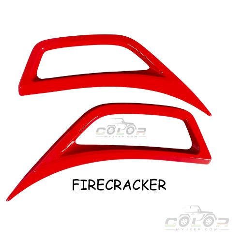 Fender AC Vent Accent Covers Exterior Jeep JL, JLU, Sahara, Rubicon, Wrangler, JT Gladiator Trim