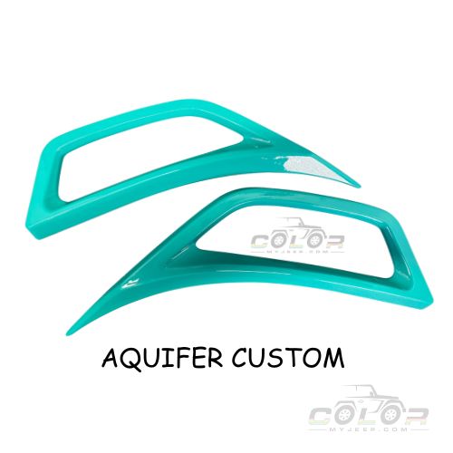 Fender AC Vent Accent Covers Exterior Jeep JL, JLU, Sahara, Rubicon, Wrangler, JT Gladiator Trim