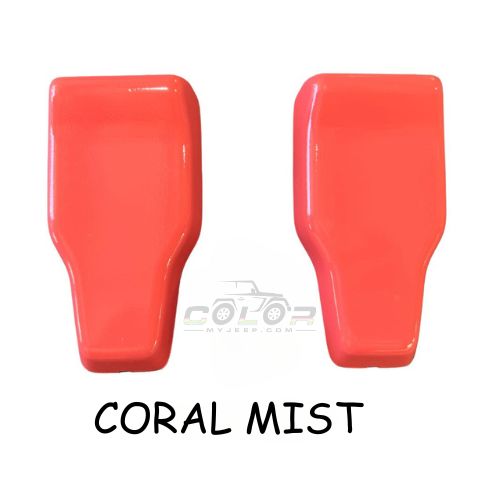 Rear Window Hinge Exterior Accent Trim Covers for Hard Top JL, JLU, Sahara, Rubicon, Jeep Wrangler