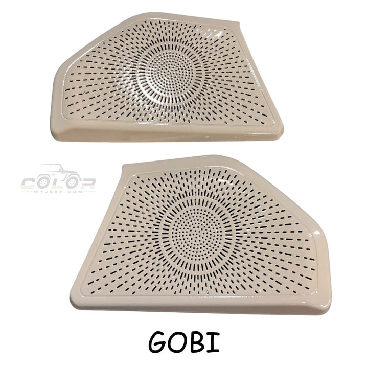 Pillar Speaker Full Cover Accent Trim 2 PCS Set JL, JLU, Sahara, Rubicon, Jeep Wrangler, JT Gladiator Interior OPEN BOX/FINAL SALE