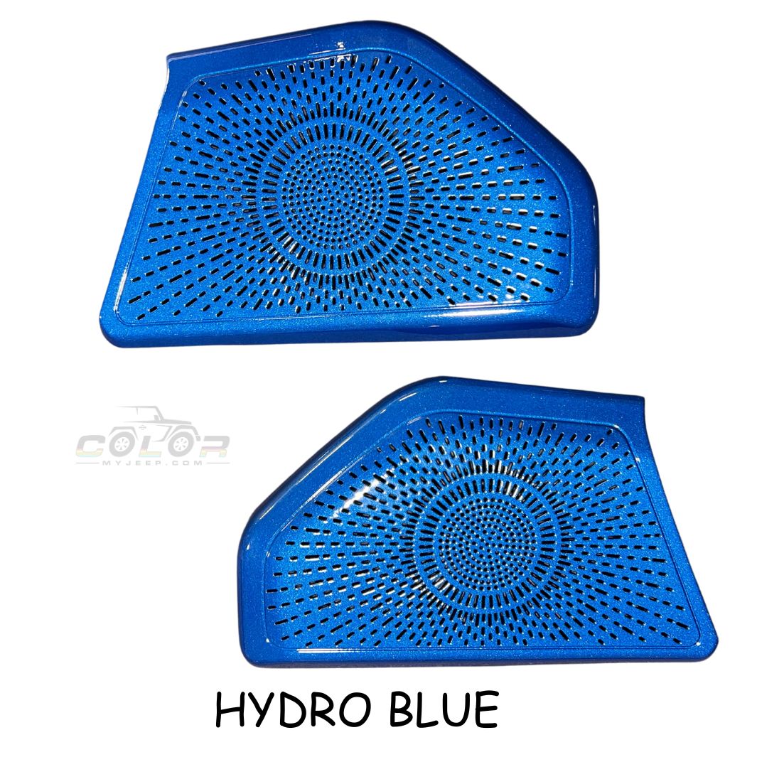 Pillar Speaker Full Cover Accent Trim 2 PCS Set JL, JLU, Sahara, Rubicon, Jeep Wrangler, JT Gladiator Interior OPEN BOX/FINAL SALE