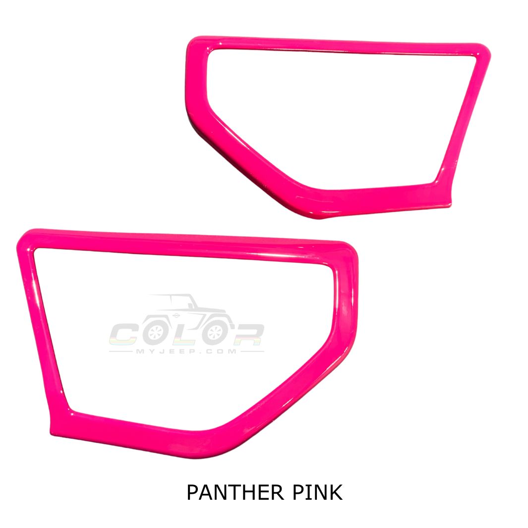 Pillar Speaker Bezel Accent Trim 2 PCS Set JL, JLU, Sahara, Rubicon, Jeep Wrangler, JT Gladiator Interior